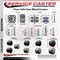 Service Caster 4'' Black Heavy Duty Floor Safe Twin Wheel Caster 3/8'' Threaded Stem , 4PK SCC-TS02S100-TPR-BLK-381610-4 - alternate 2